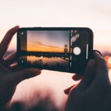 person holding smartphone