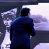 Marco Borsato op het podium in De Kuip