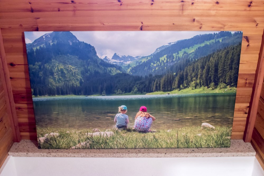groot formaat foto op canvas