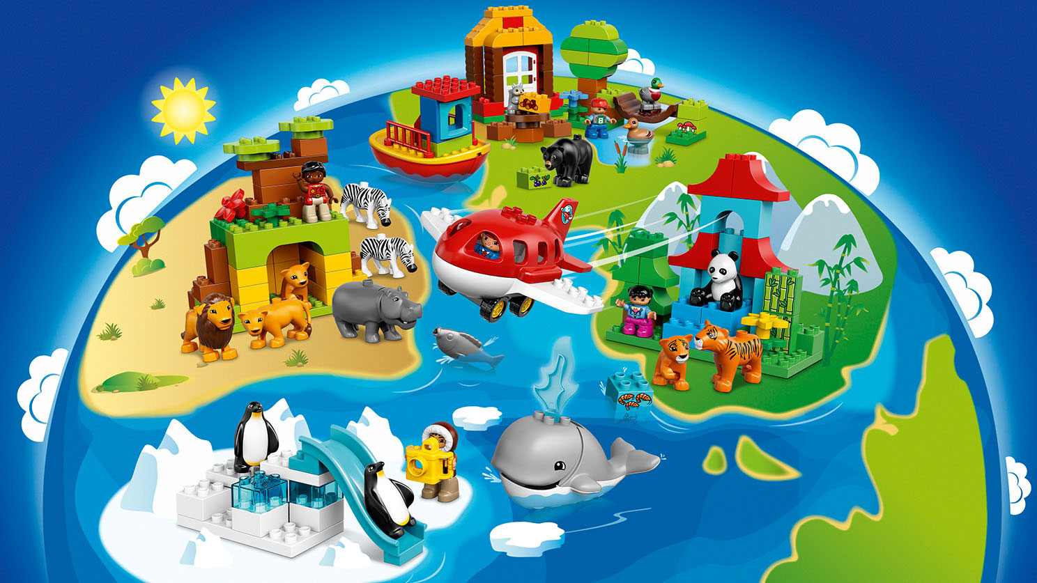 de wereld rond met lego duplo #giveduplo