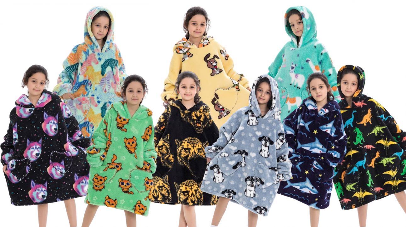 Jouw kind warm houden deze winter? Doe het met een hoodie deken!